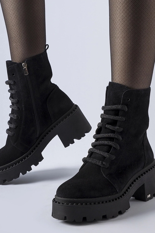 Botas de trekking de invierno negras...