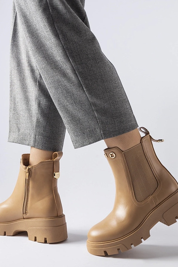 Botines decorativos aislantes beige Federica 2