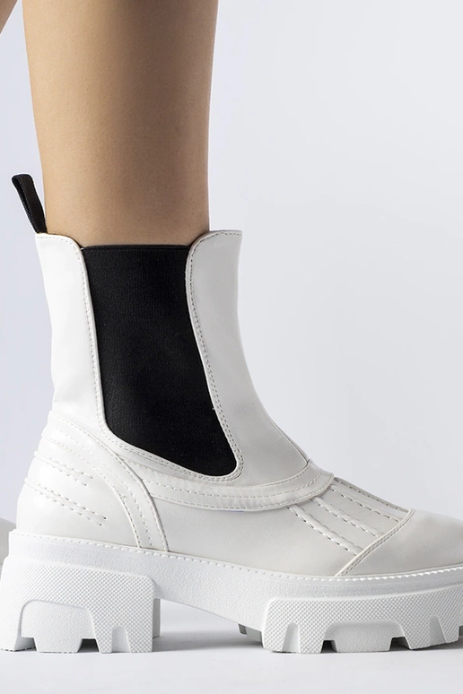 Botas de trabajo invernales blancas y...