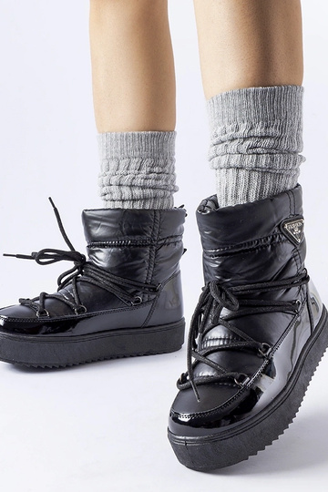 Botas de nieve negras con... 2