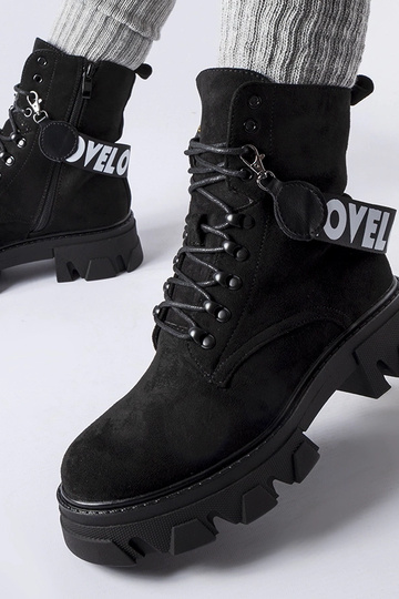 Botines negros con tira... 2