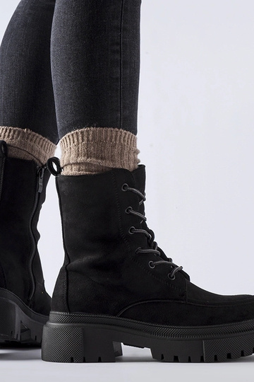 Botas de trabajo negras con...