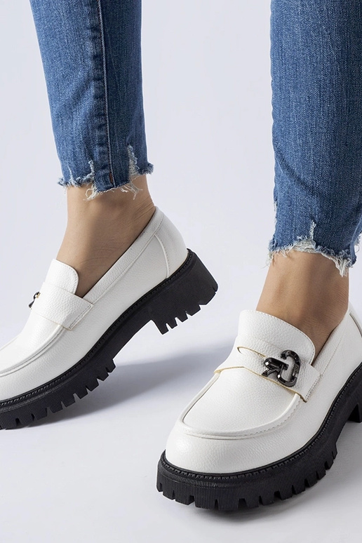 Mocasines con hebilla Francesca en...