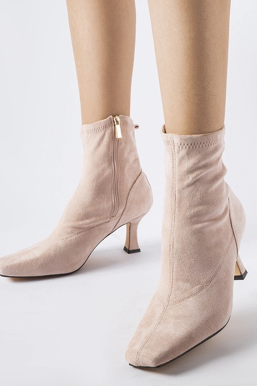 Botines rosas de tacón bajo Lucerne