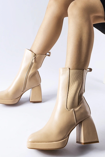 Botines beige aislantes con... 2