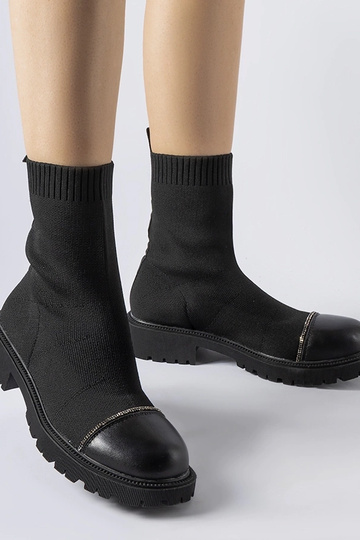 Botas estilo calcetín con... 2