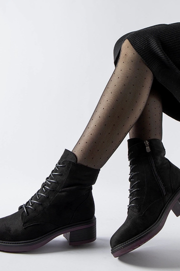 Botines clásicos negros con... 2