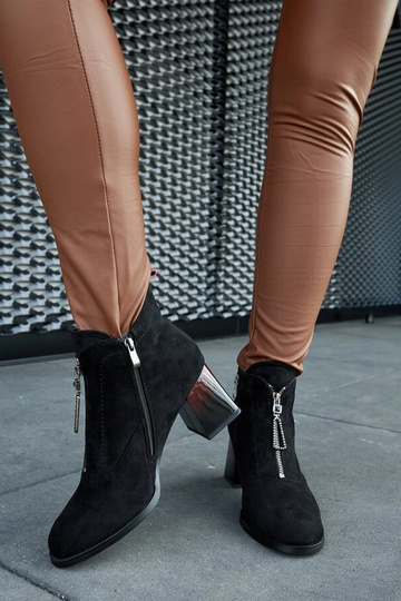 Botines de charol negro de... 2