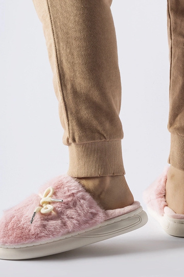 Zapatillas rosas con cordón decorativo Medoro
