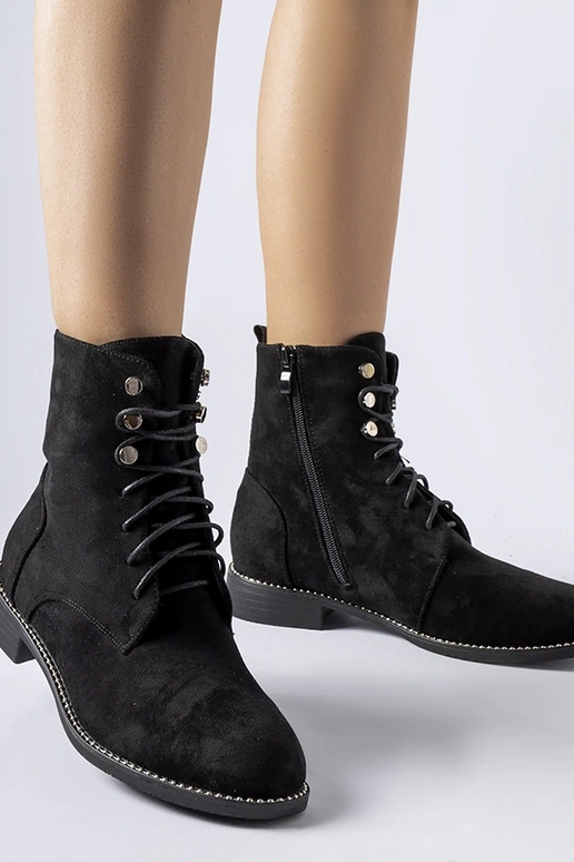 Botas negras aislantes de ante...