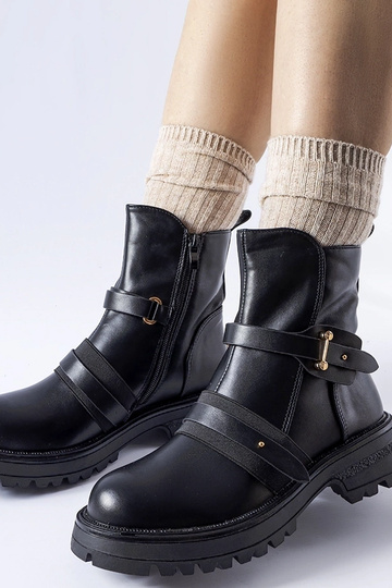 Botines Laderoute negros...