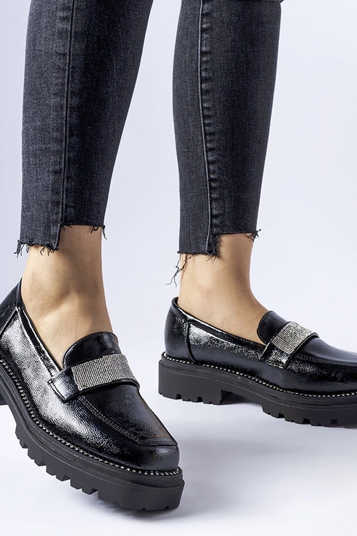 Mocasines Fecteau de piel de charol...