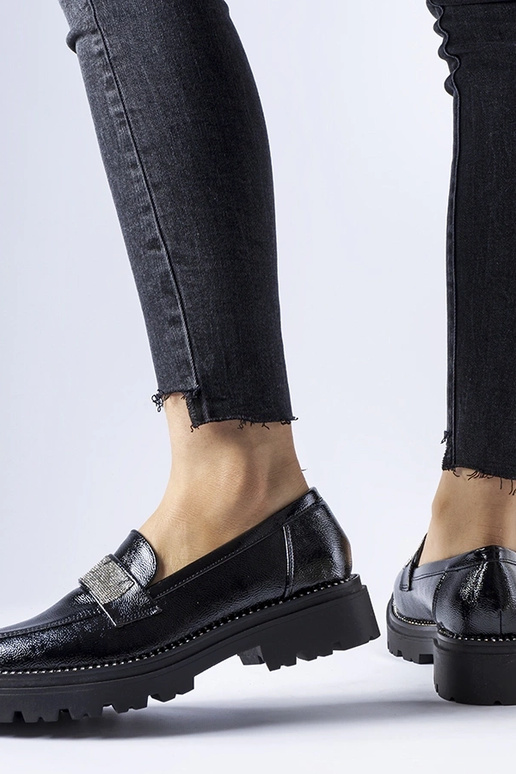 Mocasines Fecteau de piel de charol...