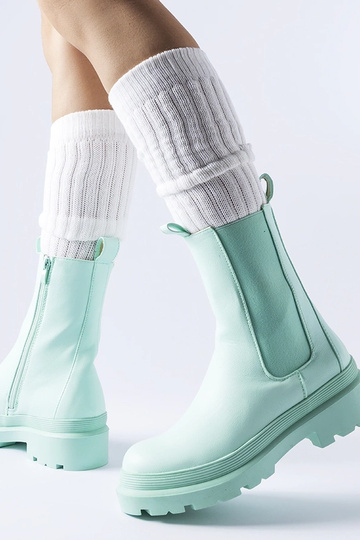 Botines verde claro... 2