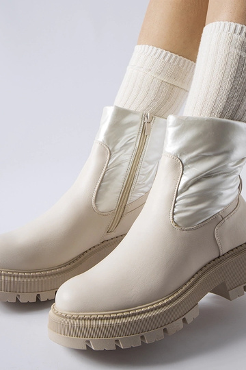 Botines beige con parte superior decorativa Garrett 2
