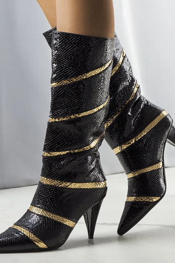 Botas de tacón alto con...