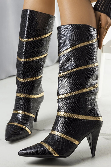 Botas de tacón alto con... 2