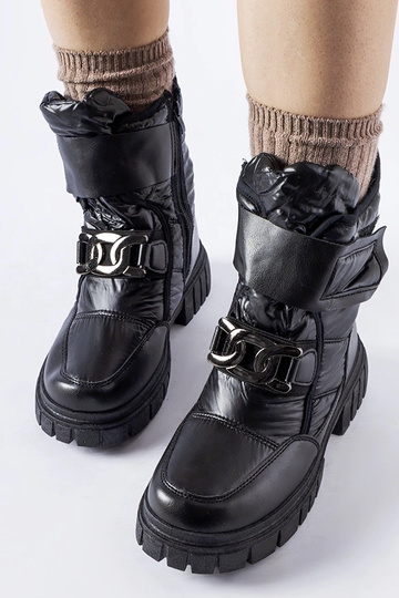 Botas de nieve negras con hebilla decorativa Athos 2