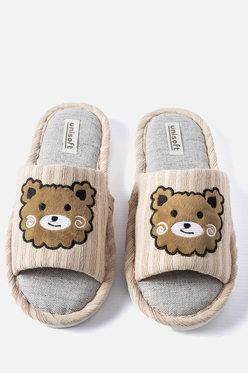 Zapatillas beige decoradas... 2