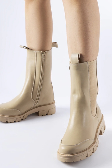 Botines beige con aislamiento masivo Morbello