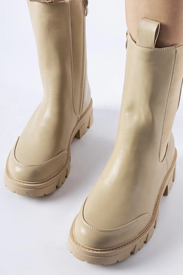 Botines beige con aislamiento masivo Morbello 2