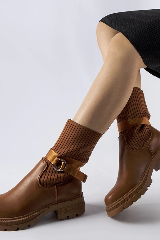 Botas marrones con aislamiento tipo...