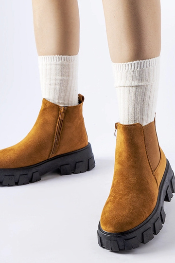 Zapatos bajos marrones con...