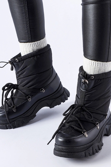 Botas de nieve negras con aislamiento Aubine 2
