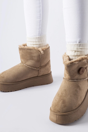 Botas de nieve marrones...