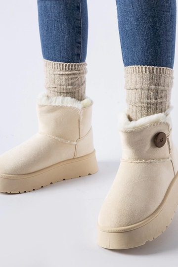 Botas de nieve beige...