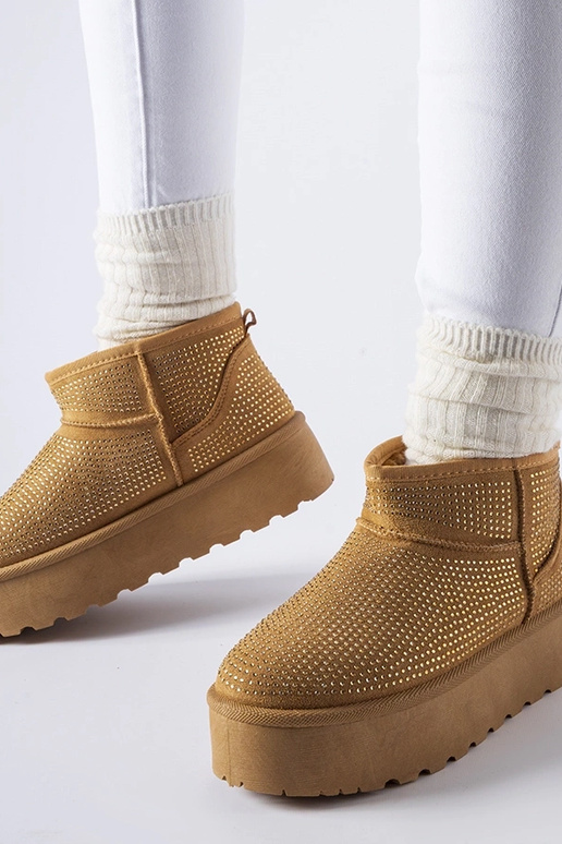 Botas de nieve marrones con...