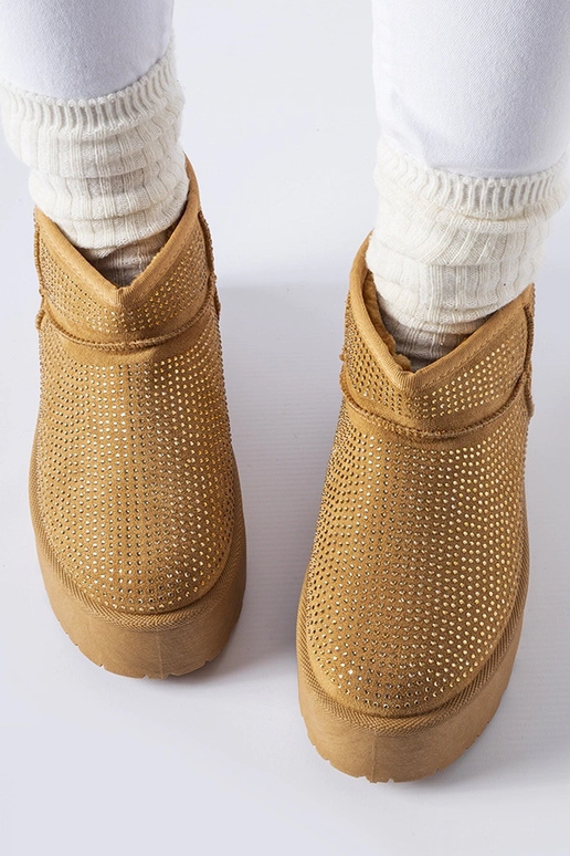 Botas de nieve marrones con...