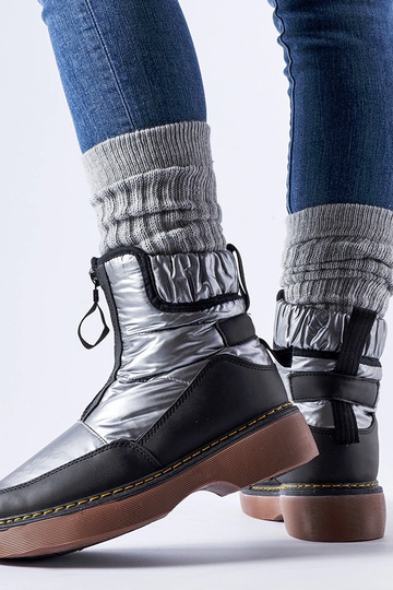 Botas de nieve grises con... 2