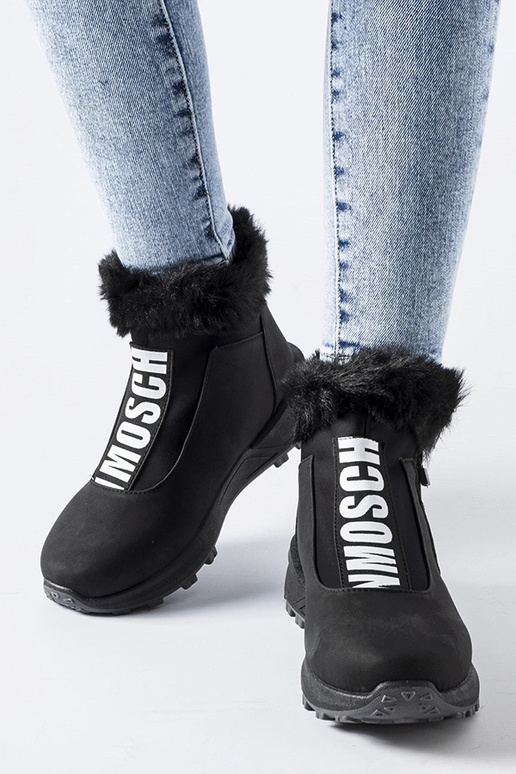 Zapatillas altas negras con...