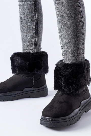 Botas de nieve negras con...