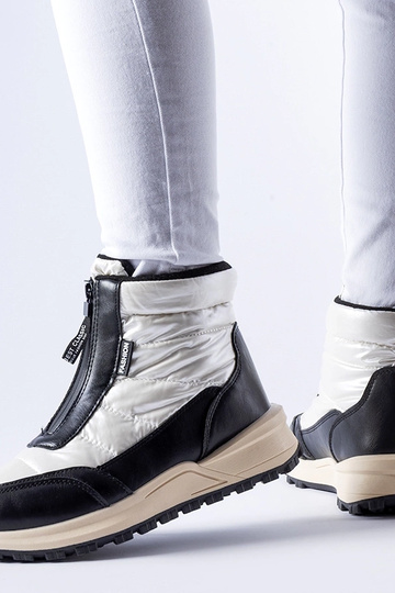 Botas de nieve blancas con...