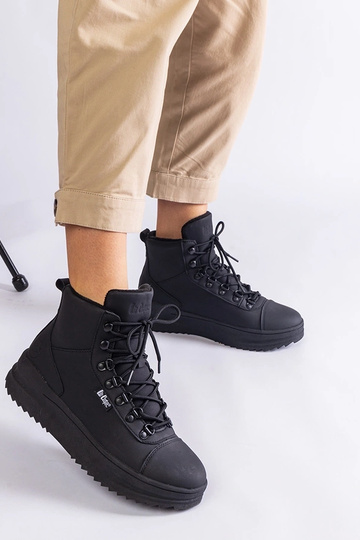 Botines calientes negros... 2