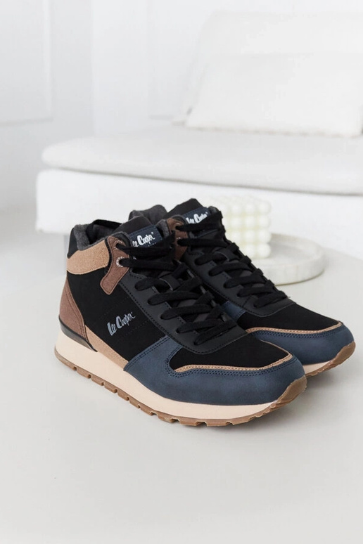 Zapatillas azul-marrón LCJ-23-31-3065M