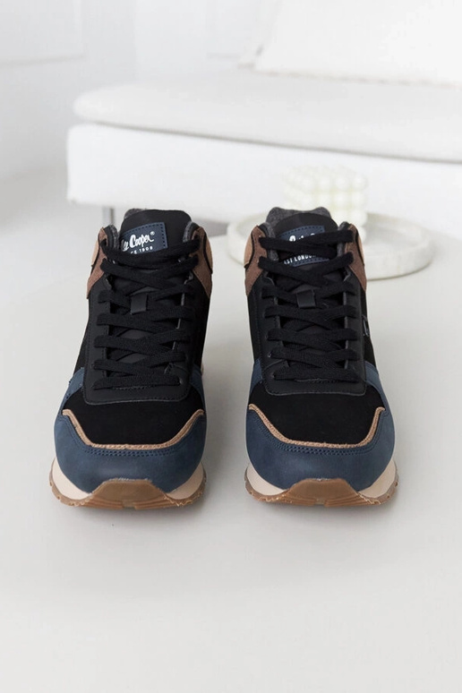 Zapatillas azul-marrón LCJ-23-31-3065M