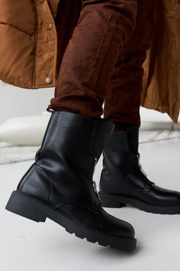 Botines negros con...