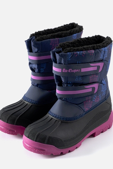 Botas de nieve azul marino Lee Cooper LCJ-23-44-2007K 2