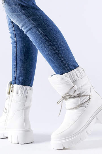 Botas de nieve blancas con... 2