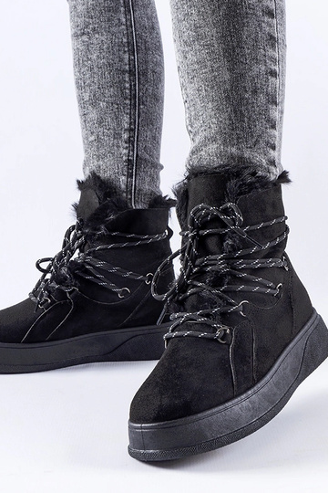 Botas de nieve con plataforma Rancourt negras
