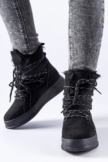 Botas de nieve con plataforma Rancourt negras 2