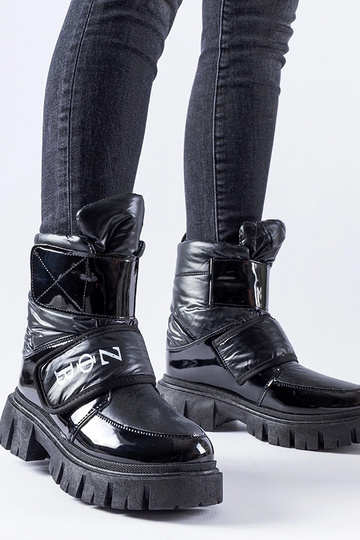 Botas de nieve negras con...