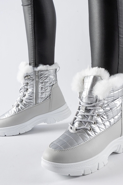 Botas de nieve con plataforma y...