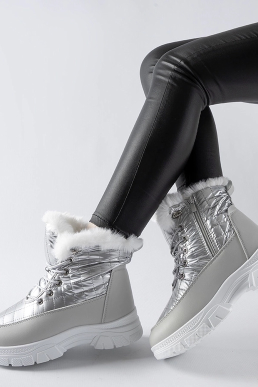 Botas de nieve con plataforma y...