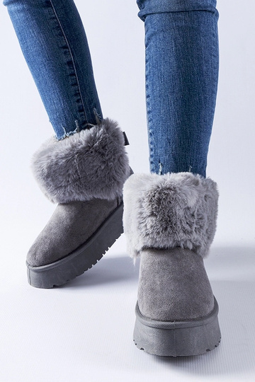 Botas de nieve grises... 2