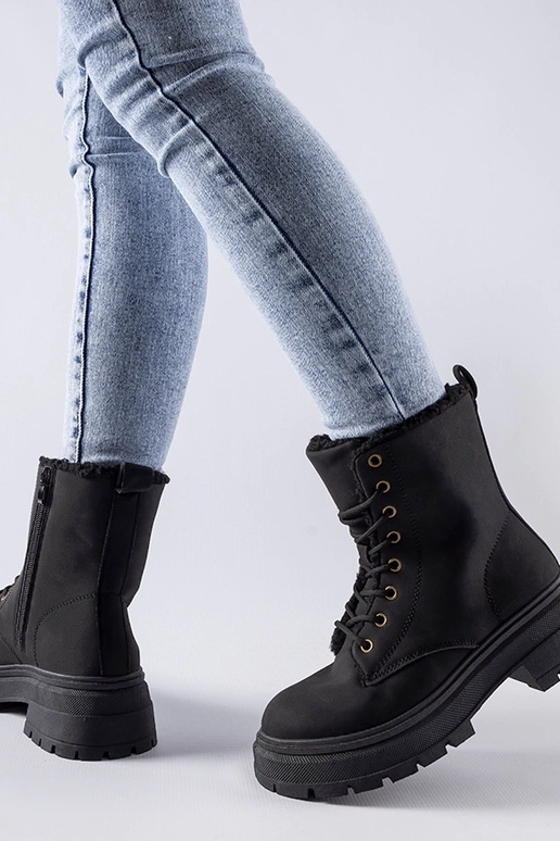 Botas de senderismo térmicas negras...