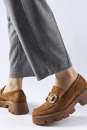 Mocasines marrones con... 2